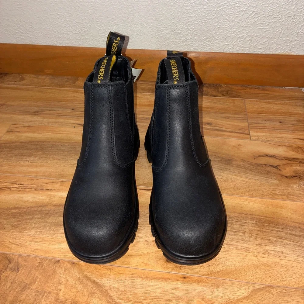 NWT Women's Skechers Workshire Jannit Work Boots - Composite Toe - size 6.5 - Picture 5 of 11
